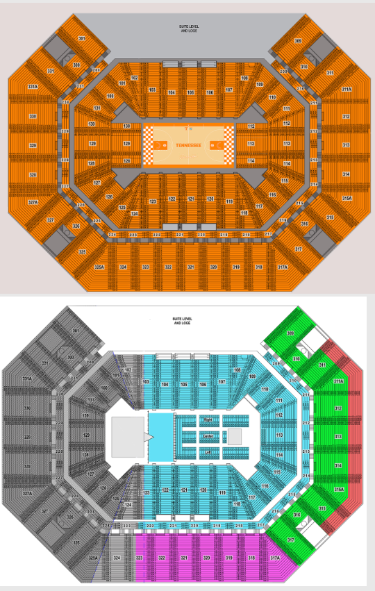 Big Super Arena Seating Chart