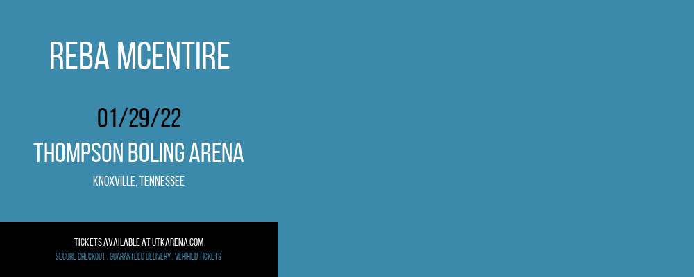 Reba McEntire at Thompson Boling Arena tickets Reba McEntire at Thompson Boling Arena