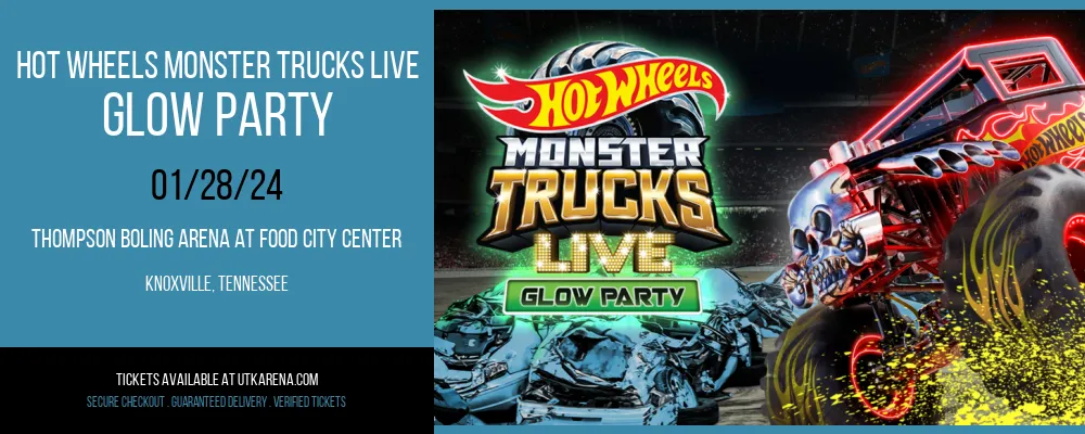 Hot Wheels Monster Trucks Live - Glow Party at Thompson Boling Arena at Food City Center